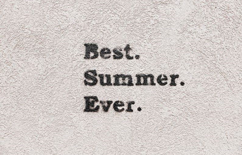 Message Resonate - Best Summer Ever text overlay