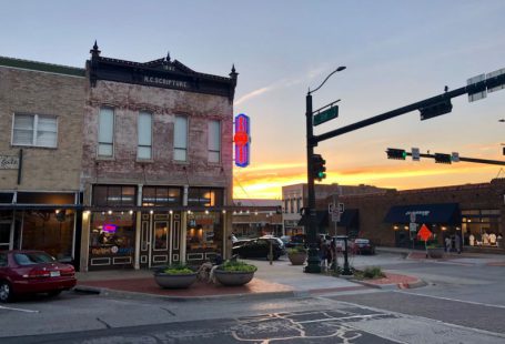 Small Town - brown concrete building