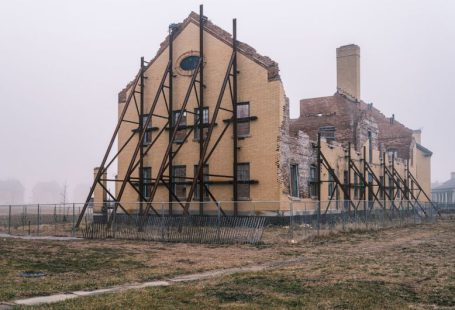 Resilience Building - a large building with a clock on the side of it